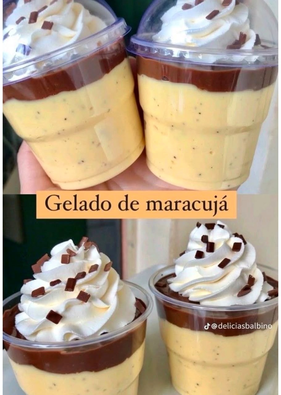 Sobremesa de maracujá